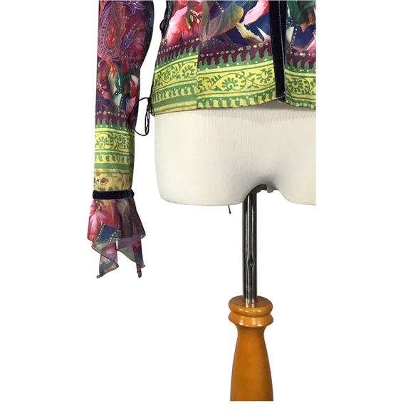 Vintage y2k vibrant jacket with lots of details - Picture 8 of 11